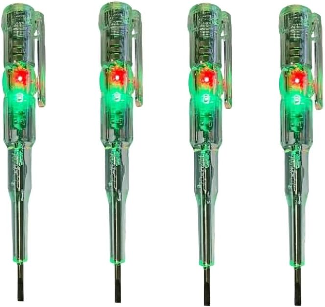 Multifunction Dual LED Voltage Tester Pen | AC/DC Detection | Pack of 4 | Digital Voltage Tester-image-32