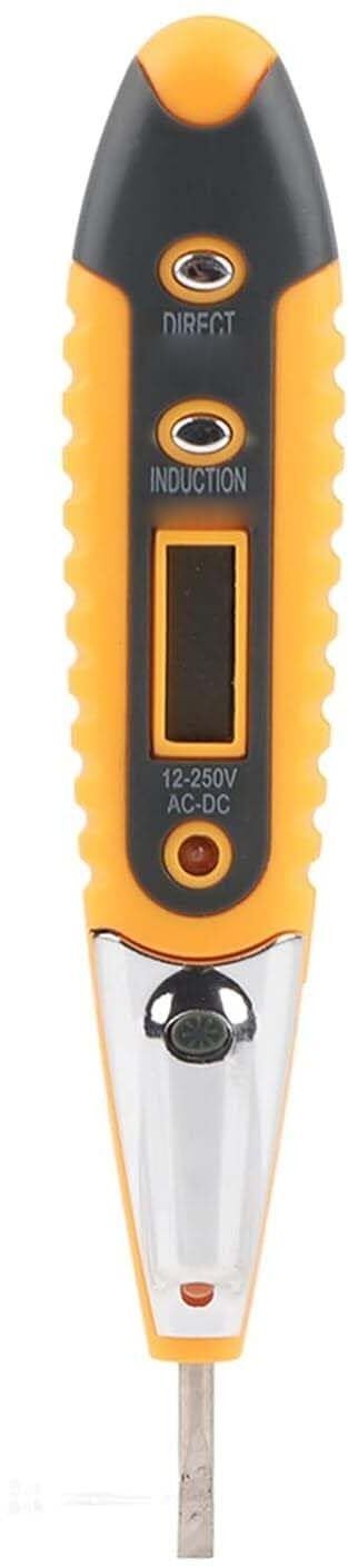 nitya ecommerce Test Pencil Detector Voltage Detector Test Pen (Yellow) Digital Voltage Tester-picture-4