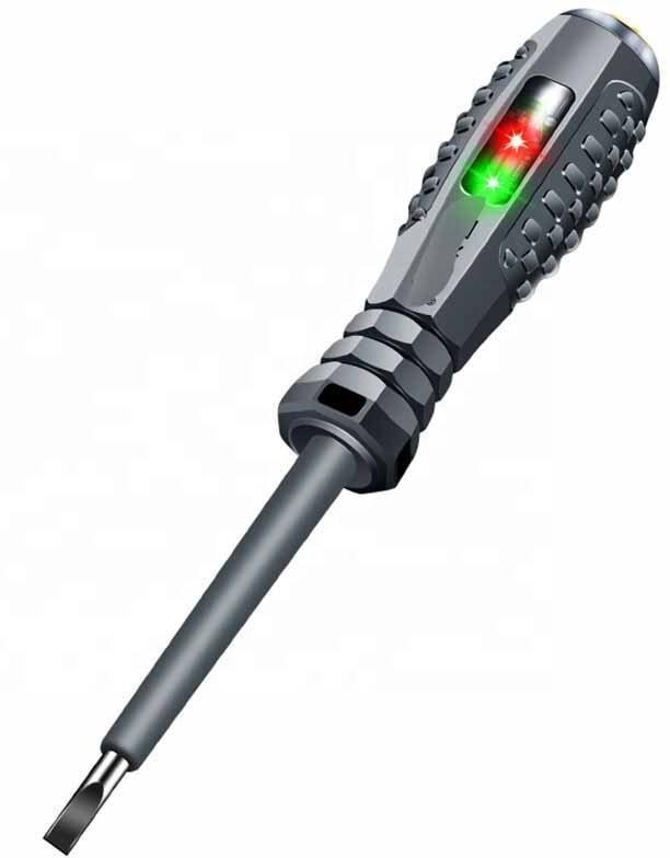 Voltage Test Pen, Screwdriver Tool - Ergonomic Handle Electricity Detector Digital Voltage Tester-image-10