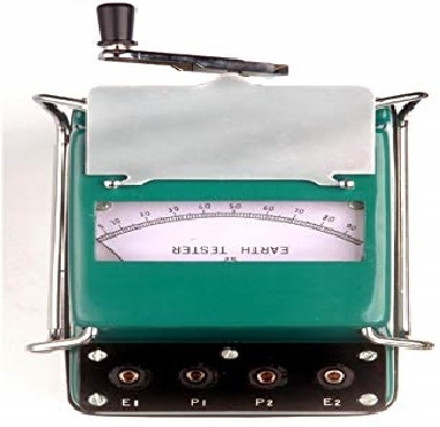 spaark Spark 0 to 100 OHMS Analog Earth Tester (Single Range) Analog Voltage Tester image 1
