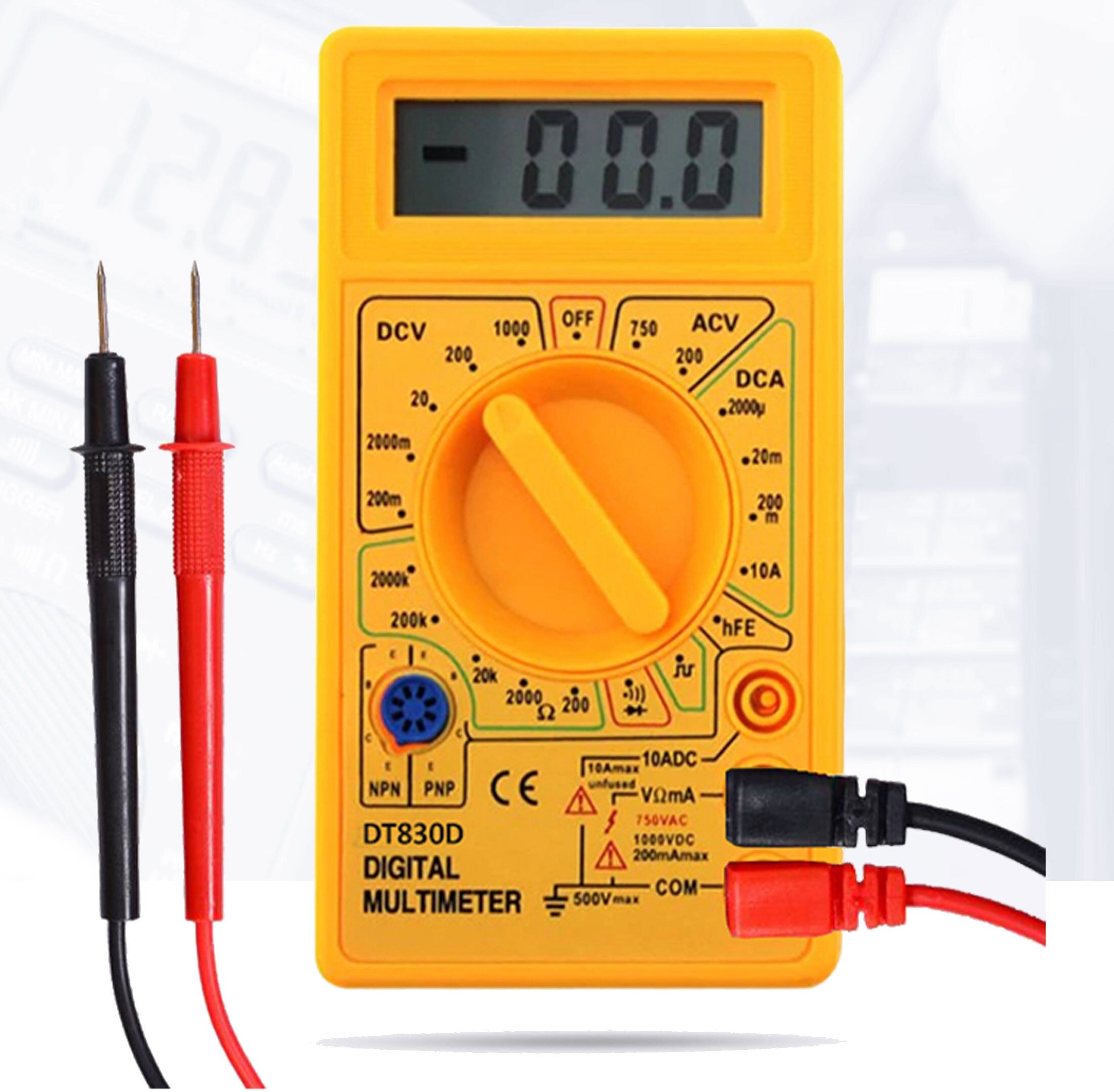 HGMMTR1M1 LCD AC DC Voltage Current Digital Mini Multimeter Electronic Tester Digital Voltage Tester-image-24