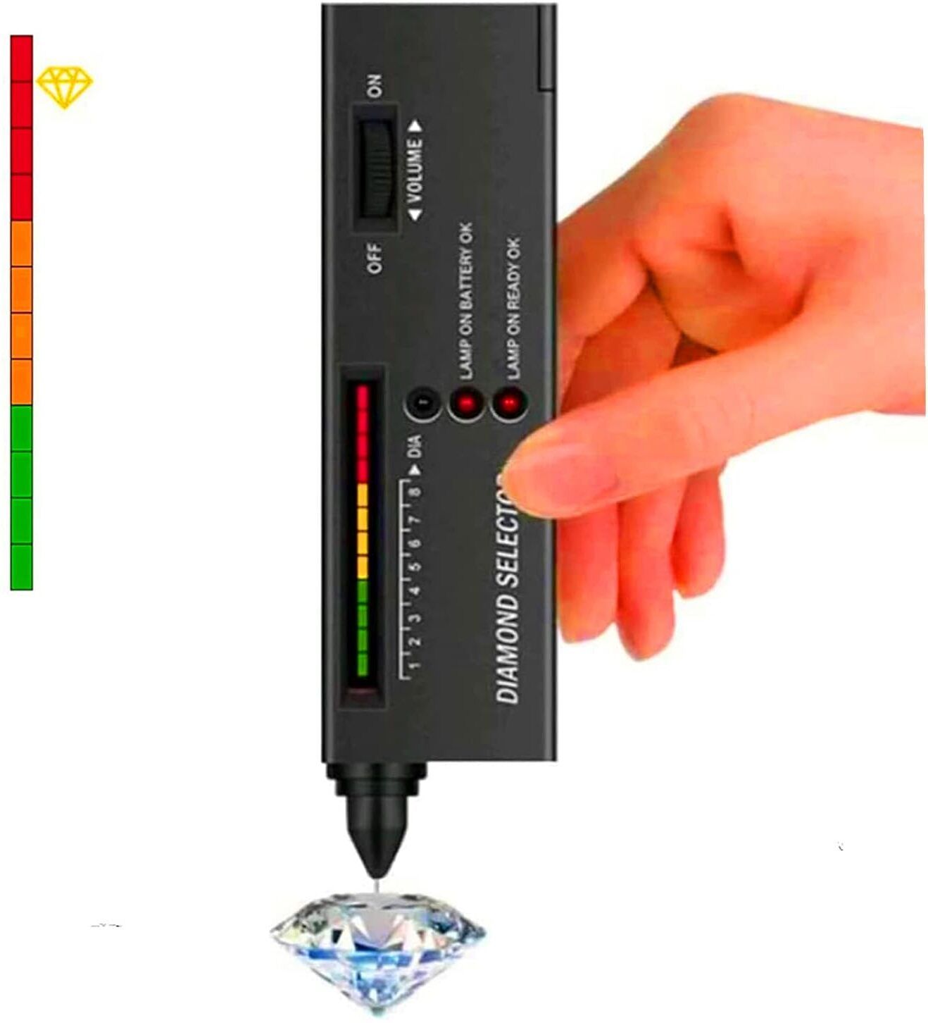 dytools Tool for Novice and Expert, Thermal Conductivity Meter(Diamond Tester) Digital Voltage Tester-picture-49