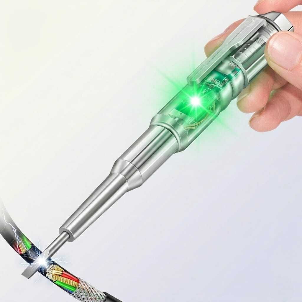 cielaglobal CG High-Brightness Intelligent Voltage Tester Pen-Multifunction LEDTest Pen Analog Voltage Tester-picture-37