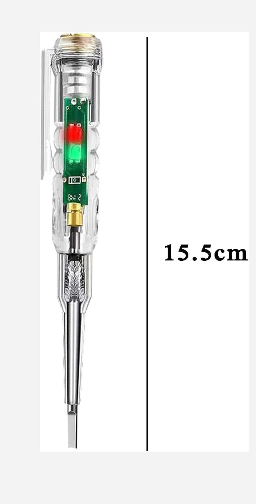 Tester Pen Voltage Sensitivity Compact Pen Dual Color LED Light Tester A118 Analog Voltage Tester-image-10
