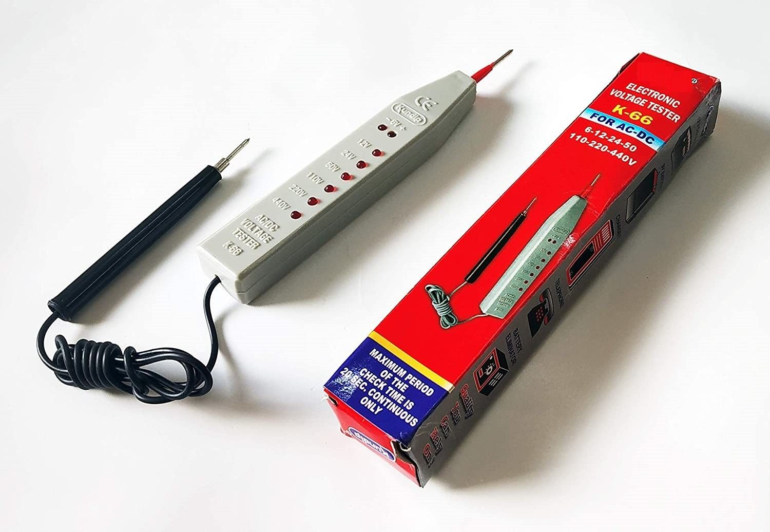 to Detect Voltage from 6V to 440V (1) Analog Voltage Tester-image-17