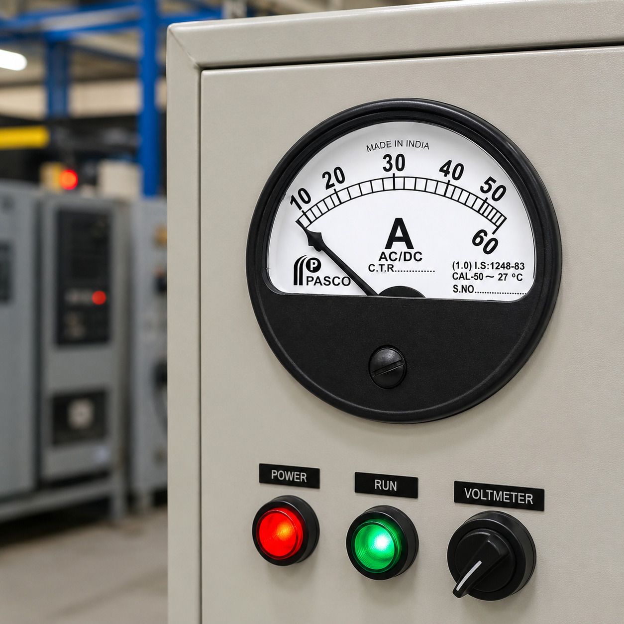 pasco collection Professional 4 Projection 60A Analog Electrical Panel Meter Voltmeter-picture-18