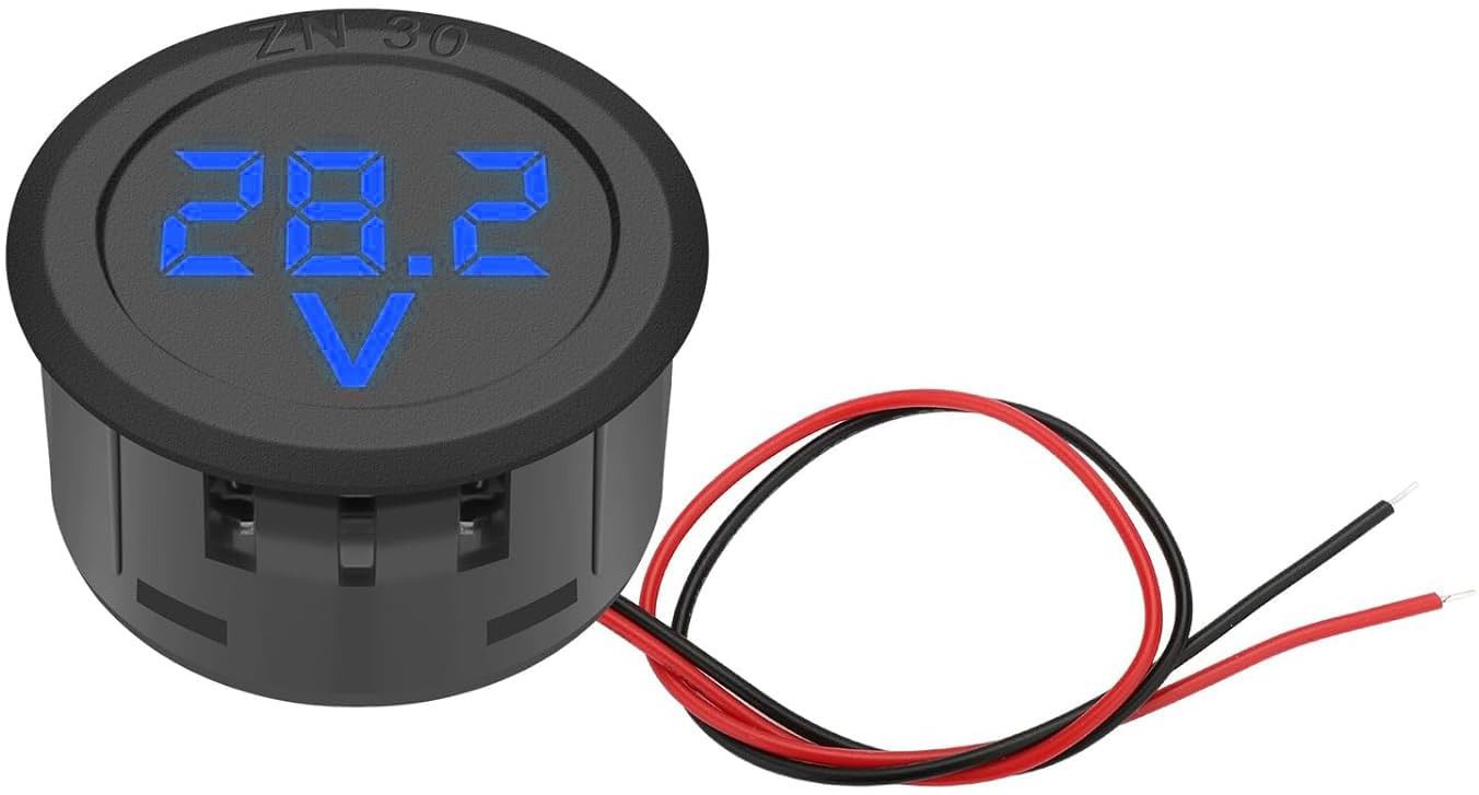 5-99V LED Digital Voltmeter 2 Wire Volt Detector For Car Motorcycle Truck Voltmeter-image-39