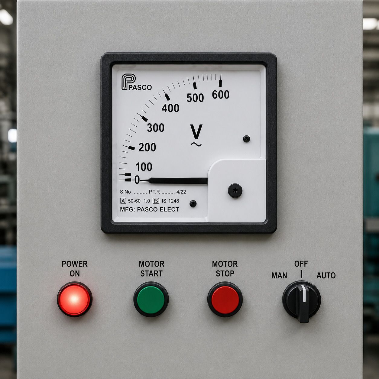 pasco collection Precision Square Analog AC Voltage Meter 600 Volt Voltmeter-picture-38