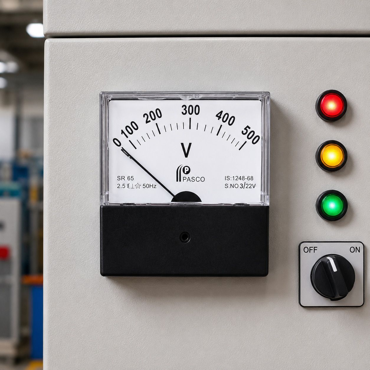 pasco collection SR65 Analog Panel Voltage Meter 500V Voltmeter-picture-23