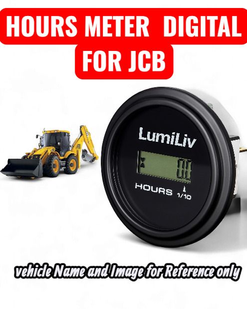 lumiliv JCB Hour Meter Heavy Duty Voltmeter-picture-21