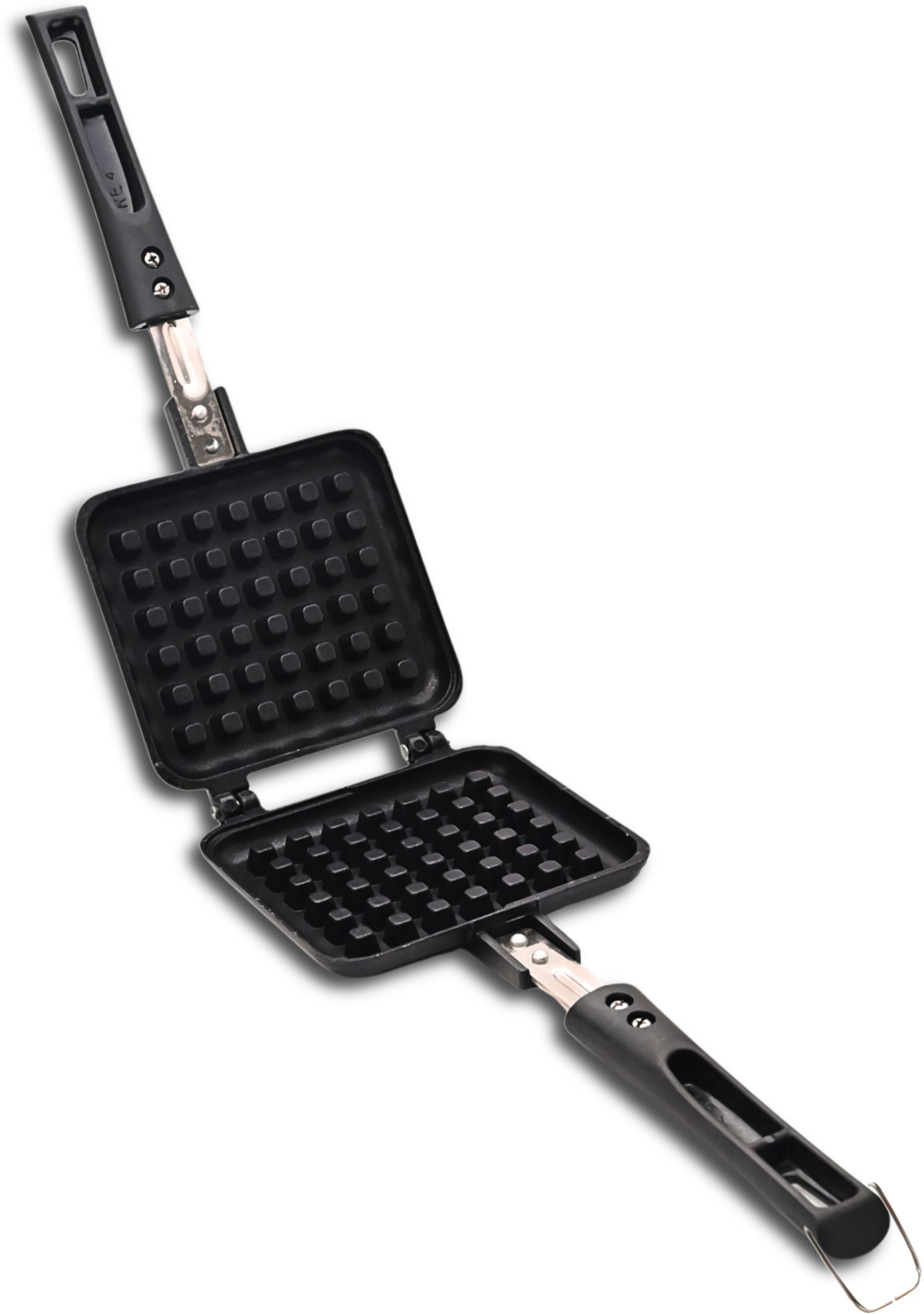 bartanji Aluminium Non-stick Waffle Maker 3 layer Greblon coating Gas Toaster Baking Tool Waffle Maker-picture-20