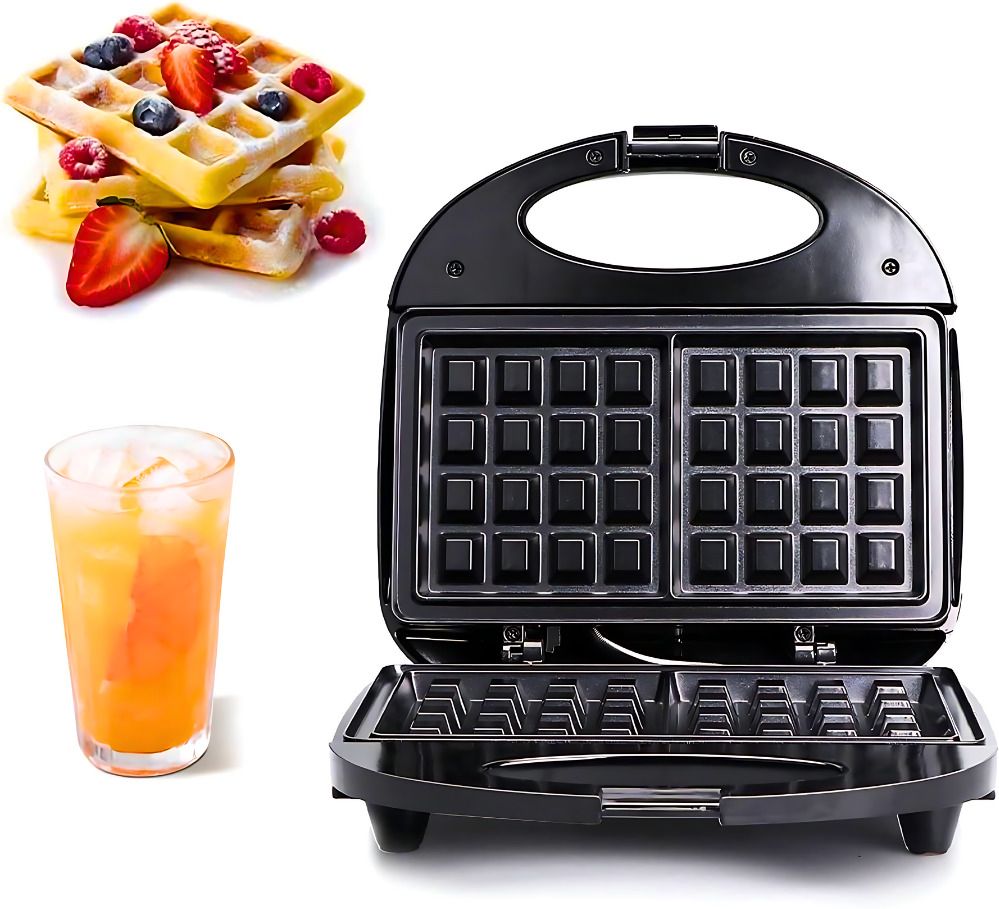 elevea Electric Waffle Maker Fast & Even Non-Stick Coating Plates - 15 Years Warranty Waffle Maker-picture-22