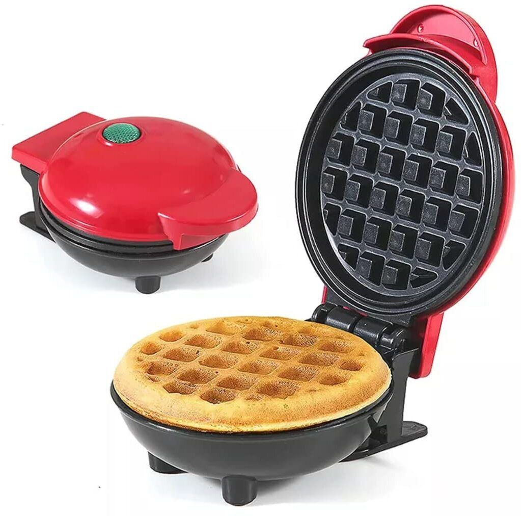 Mini Waffle Maker SS Non-Stick Electric Iron Machine Waffles, Pan Cakes M07 Waffle Maker
