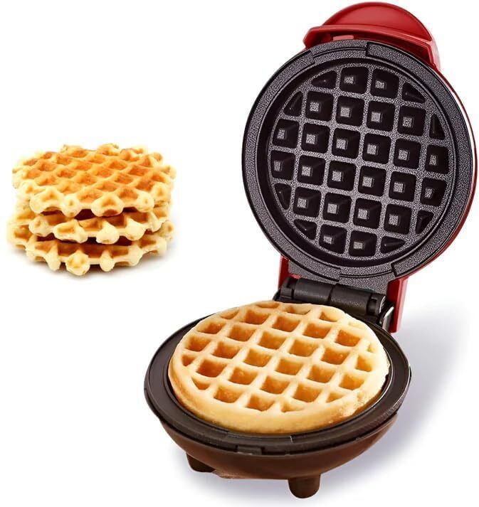 Portable Electric Non-Stick Waffle Iron , Cake, Waffle Maker Grill Machine Waffle Maker-image-22