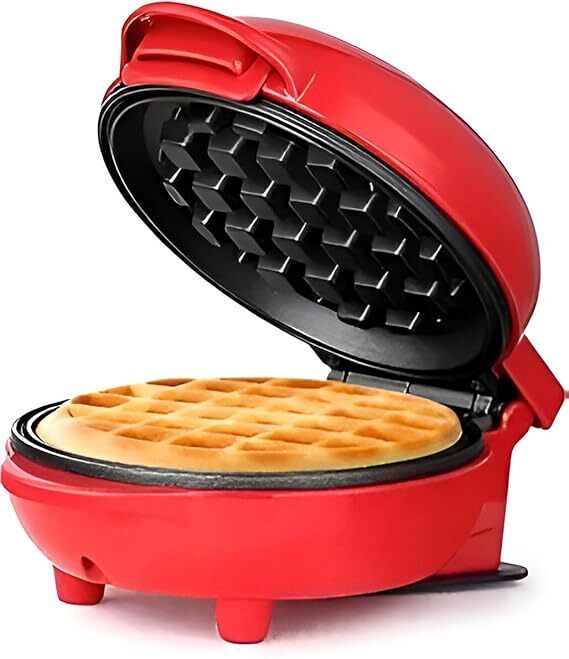 doxonz Mini Waffle Maker 4 Inch 350 Watts:Stainless Steel Electric Iron Machine Maker Waffle Maker-picture-32