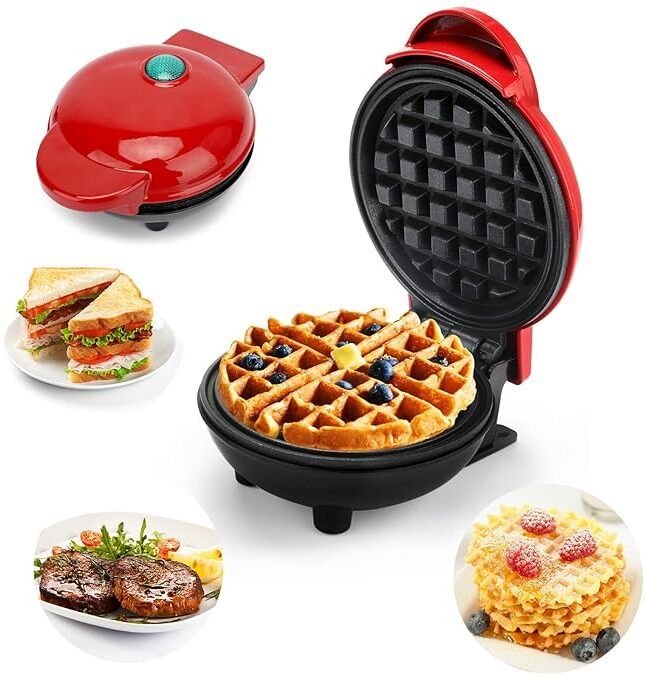alakhexport Mini Waffle Maker Machine Suitable for Single Waffle Waffle Maker-picture-29