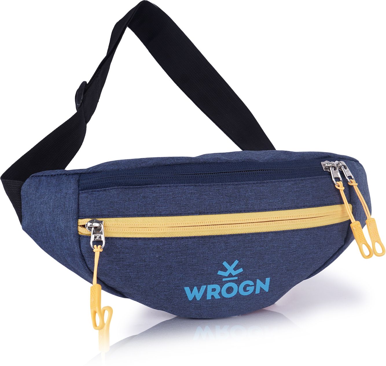 WROGN Compact Multi-Purpose fanny pack travel passport bag chest bag mobile bag Waist Bag-image-1