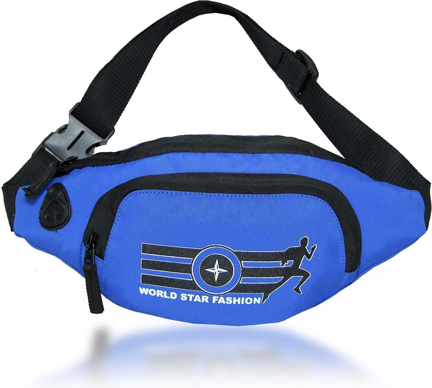 Worldstar Waist Bag Style Travel Pouch Passport Holder with Adjustable Strap [ROYAL BLUE ] Waist Bag-image-15