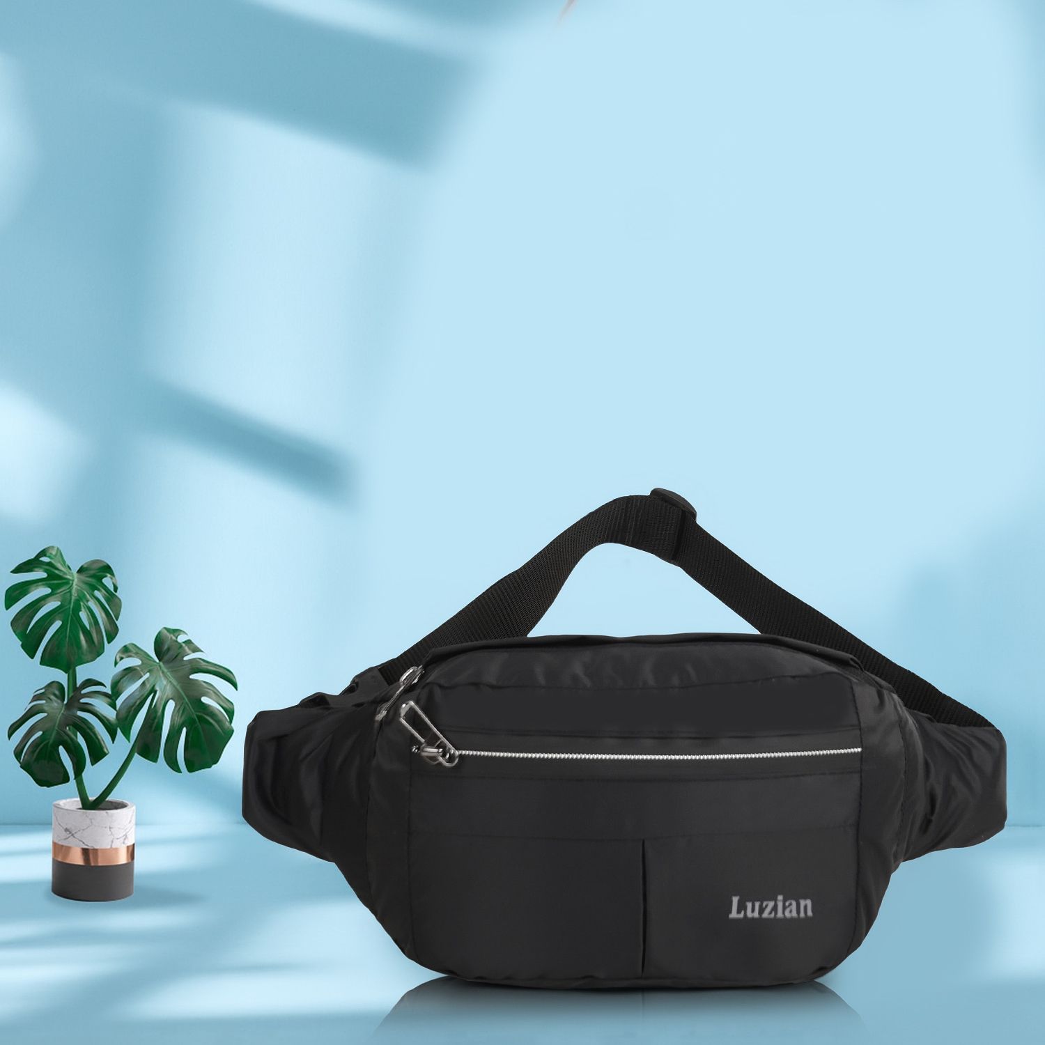 Luzian Classic fanny pack bum bag travel passport holder chest phone holder waist bag Waist bag-picture-13