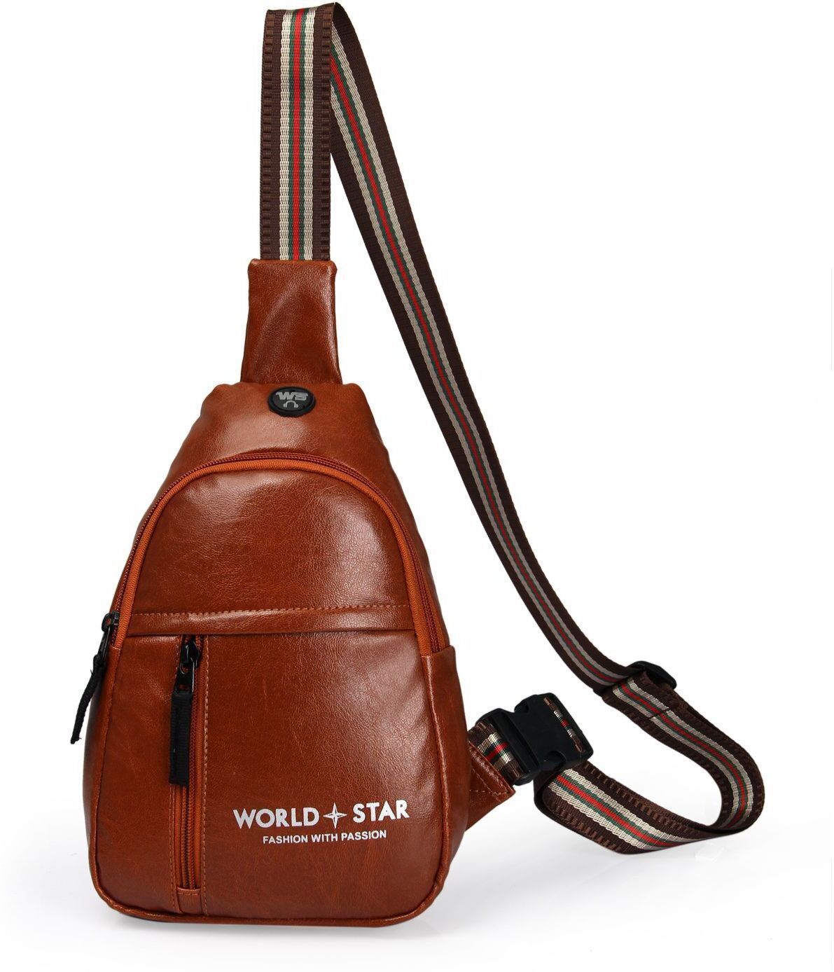 Worldstar NEW_FK_FK_LAMBA FOME SYGO CHEST BAG TAN COLOUR chester recxin Shoulder Bag Travel Travel/Passport Holder/ Adjustable /Waist Bag-image-12