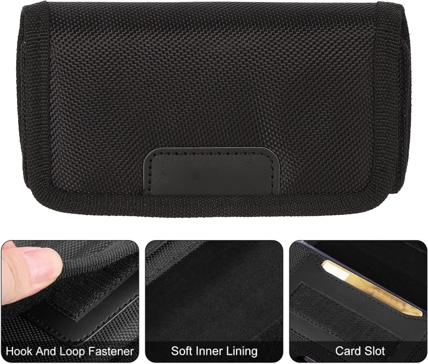 AAKIKI Universal Smart Mobile Phone Case Holster Pouch Mobile Phone Belt Holder-image-1