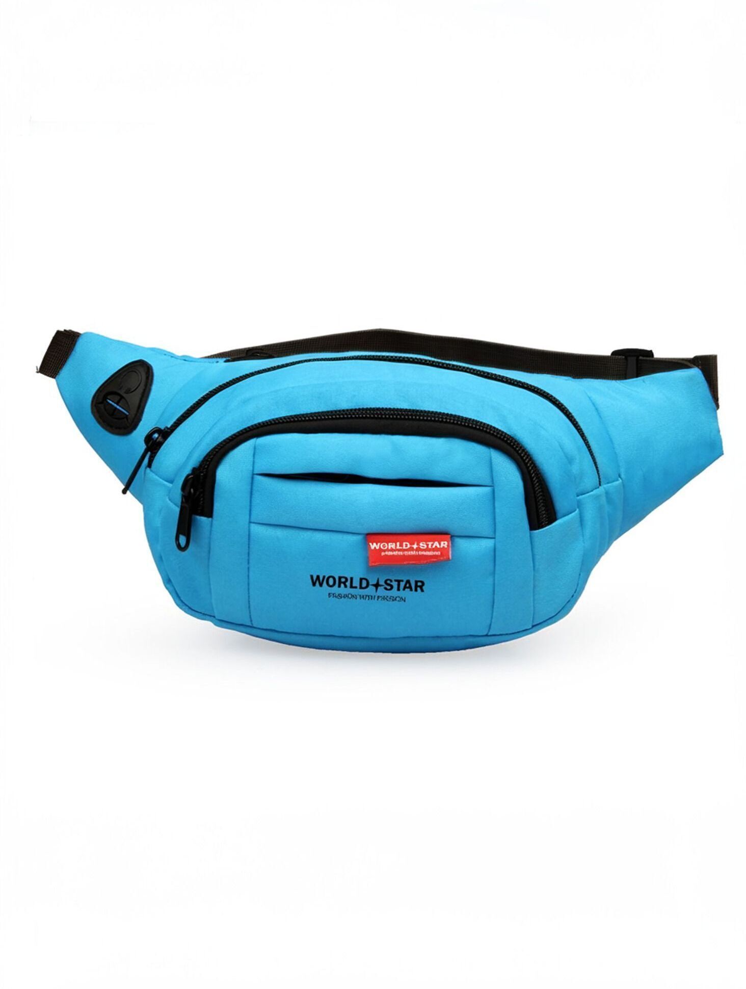 Worldstar belt bag Passport Holder with Adjustable Strap London Stylish Real Waist Bag Elegant Travel Passport Holder (blue&orange )-image-33