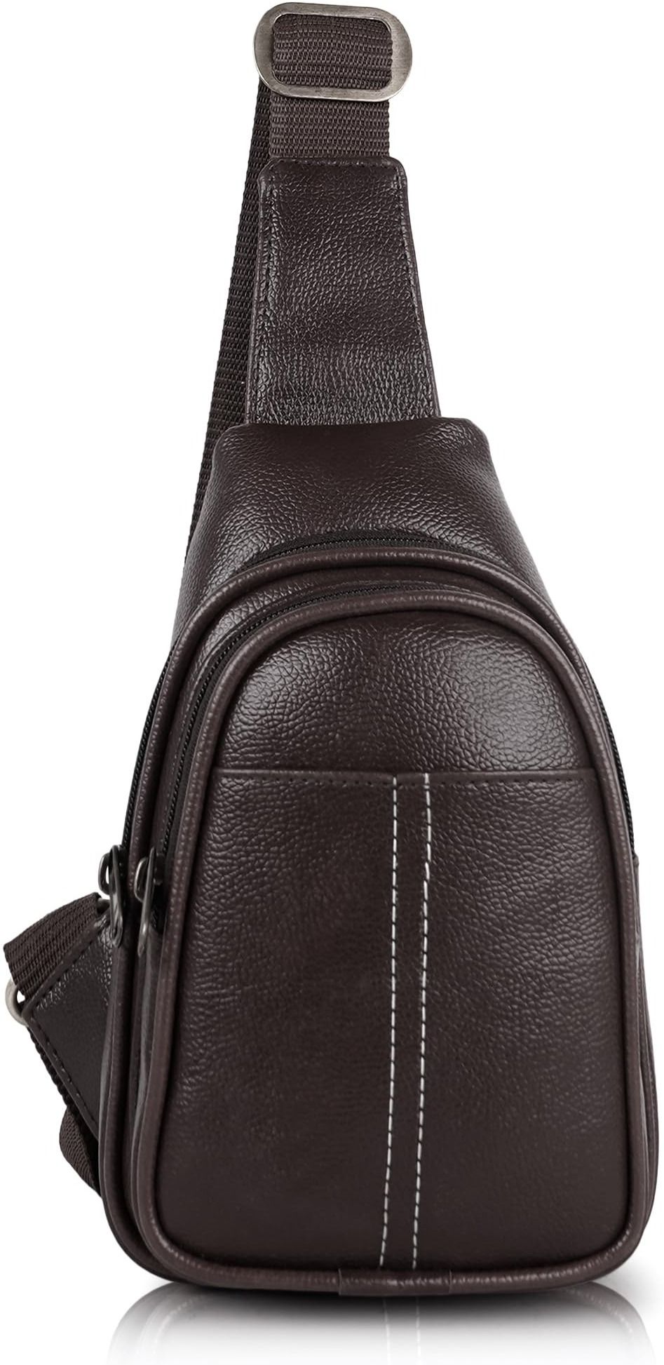 Talon Vegan Leather Sling Bag for Men Women | Crossbody Chest Shoulder Bag Crossbody Bags-picture-12