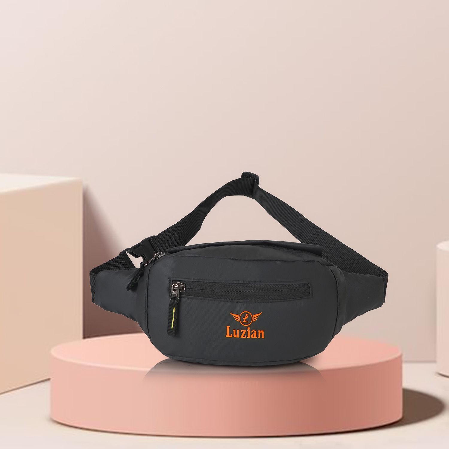 Luzian Classy Design Waterproof Waist Fanny Pack Waist Belt for Travelling Waist Bag Waist bag-image-7