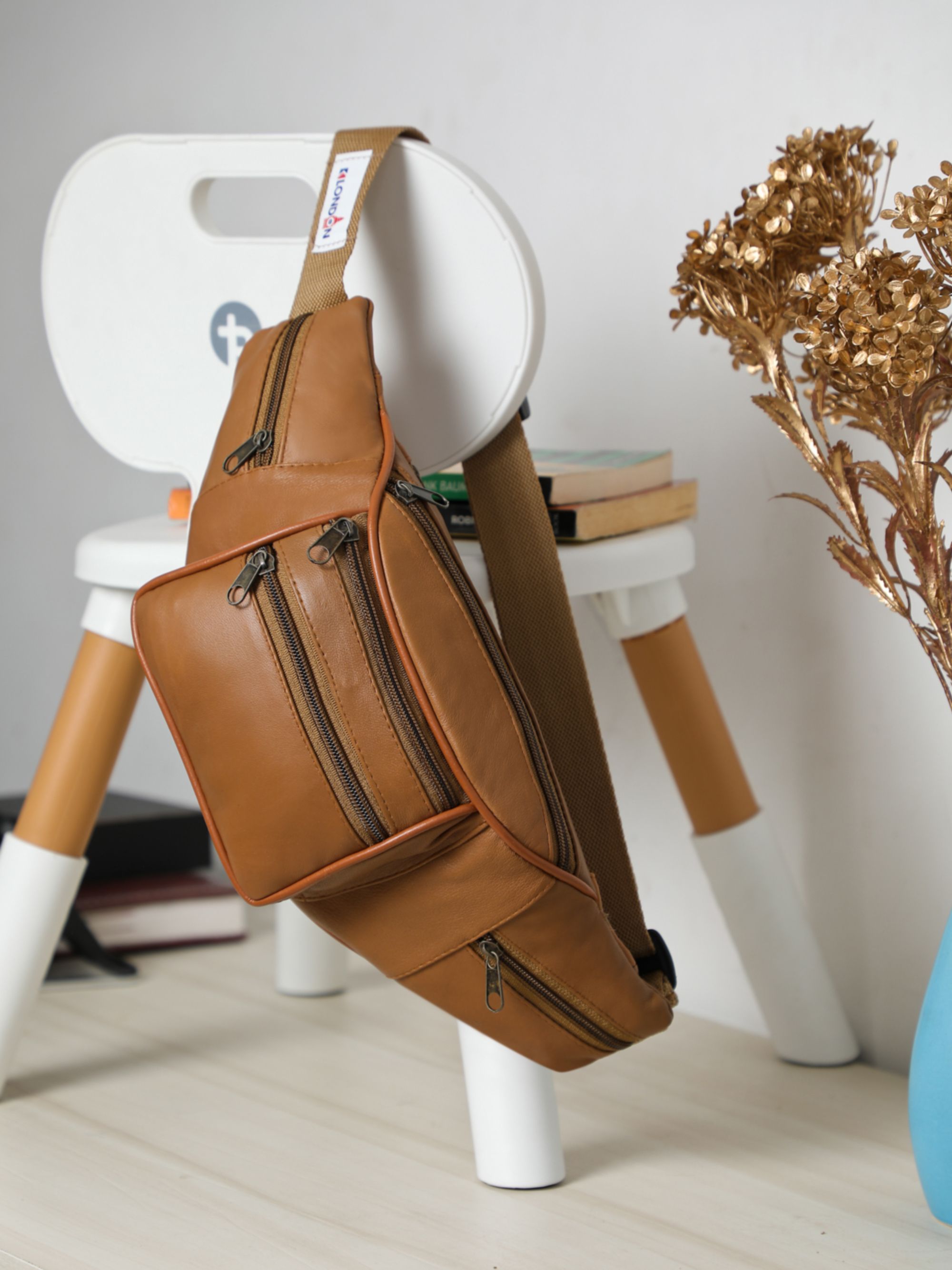 K London 1452_tan Waist Bag-image-23