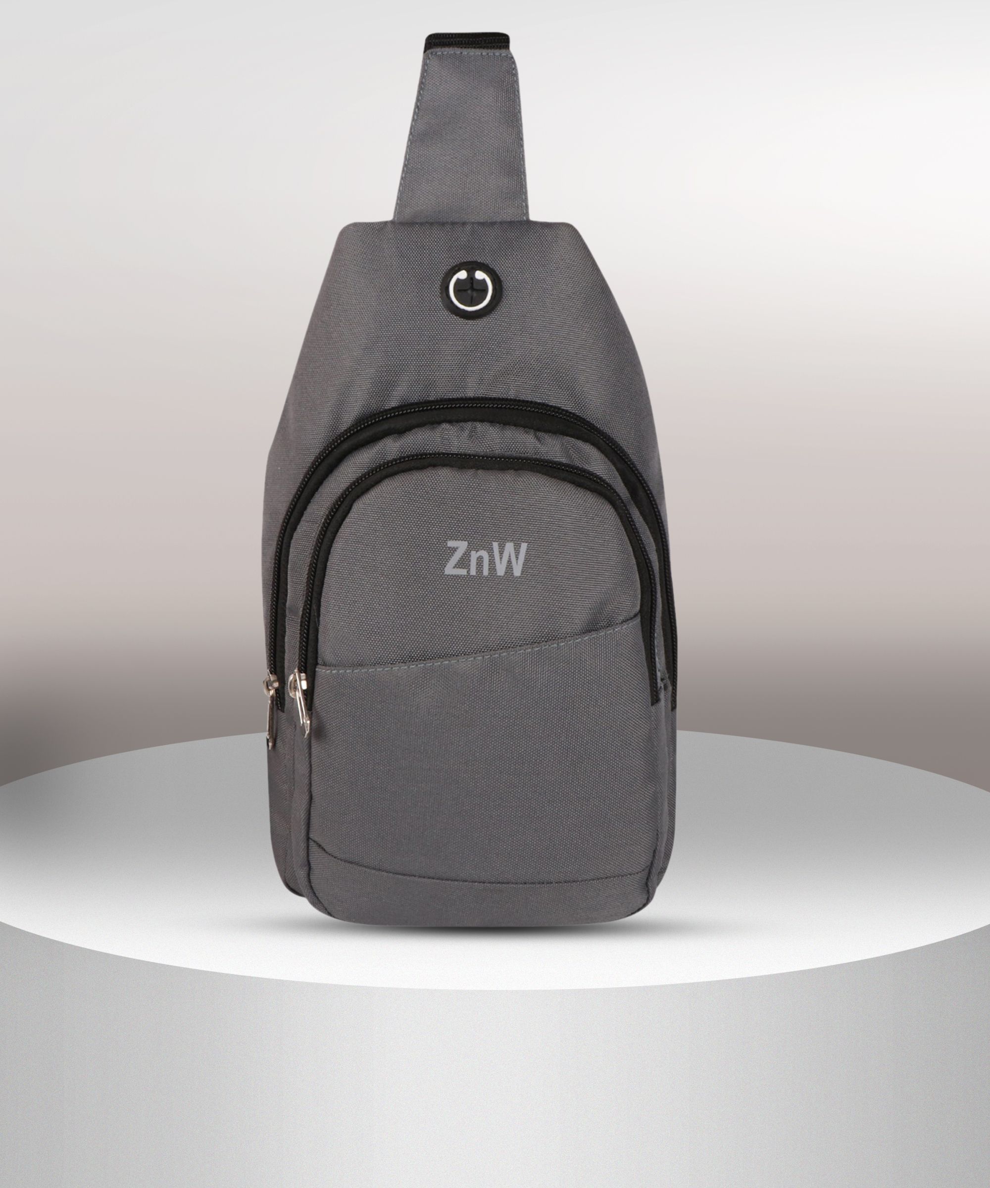 ZnW GREY SHOULDER CROSS BODY BAG SHOULDER CROSS BODY BAG-image-1