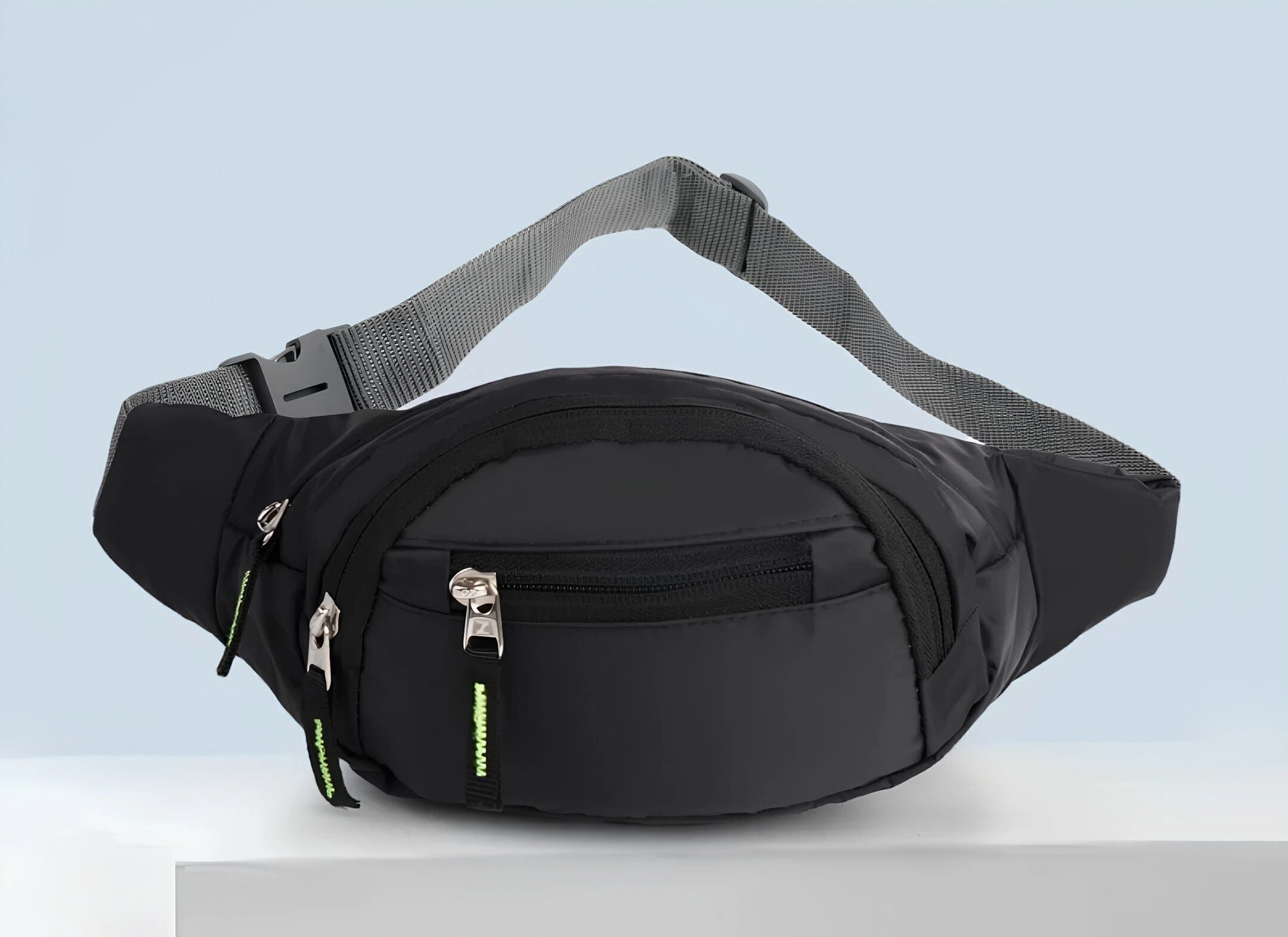 FLIKKER Stylish Leather Fanny Pouch Waist Bag for Men/Women Chest Bag Belt Sport Bag Unisex Waist Bag-image-26