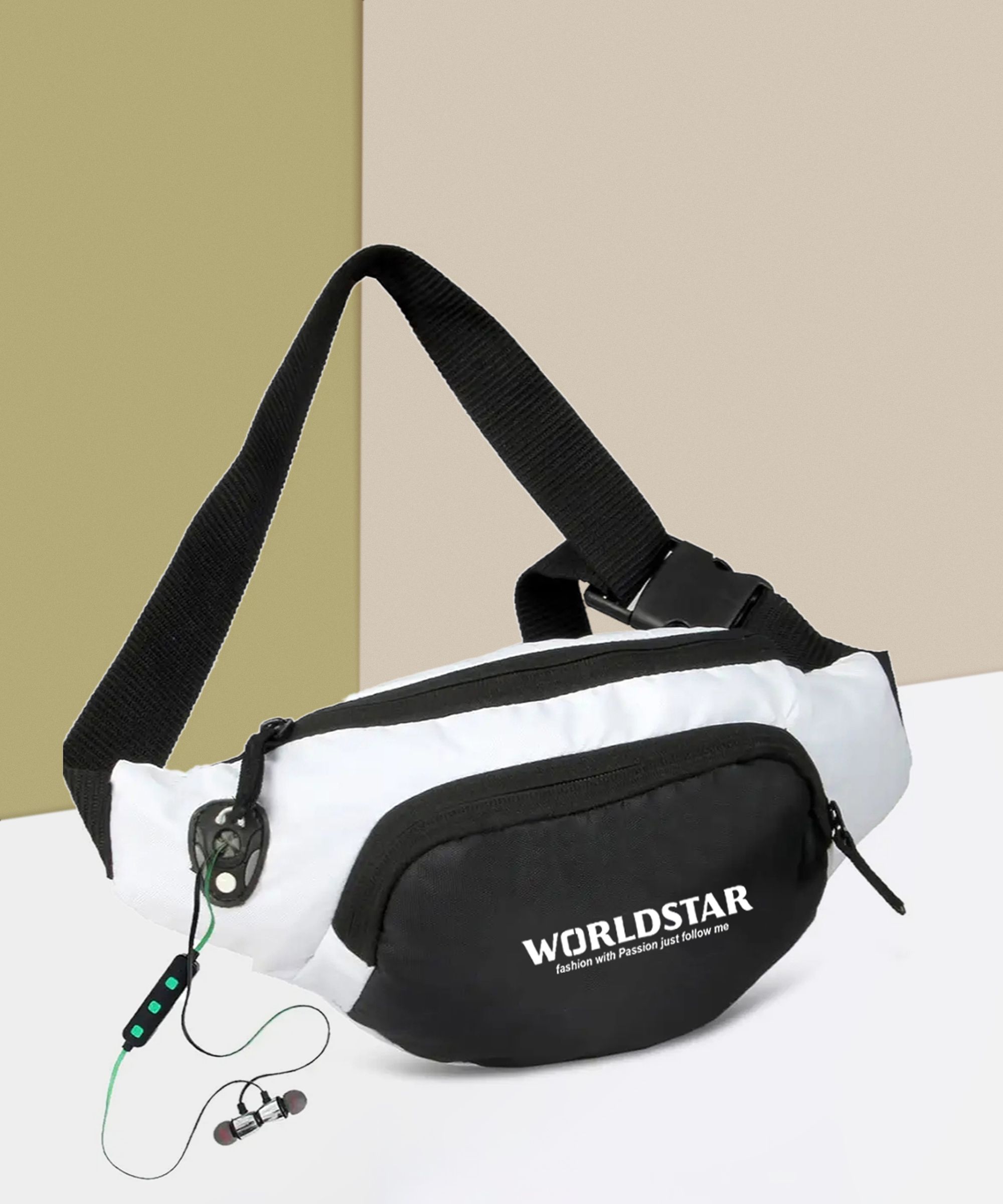 Worldstar Handy Hiking Zip Pouch Document Money Phone Belt Sport Bag Waist Bag for Men Women, Stylish Chest, Fanny Pouch, Belt Sport Bag Hiking,