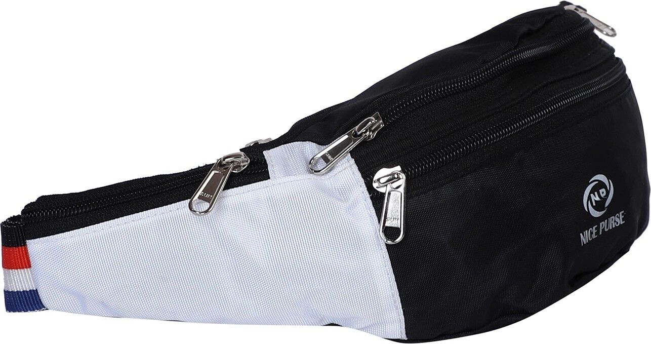 Nice Purse KAMAR POUCH BLK-WHT WAIST BAG-image-16