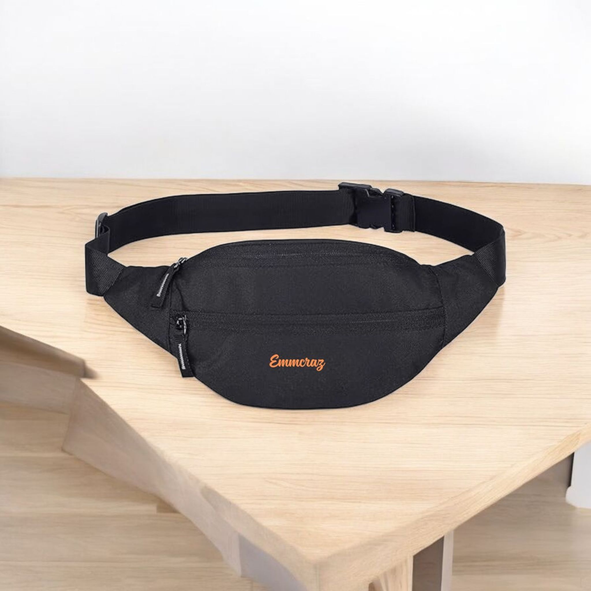 EmmCraft Waist Pack Travel Handy Document Money Phn Flexible Sport Bag for Men and Women Waist bag-image-2