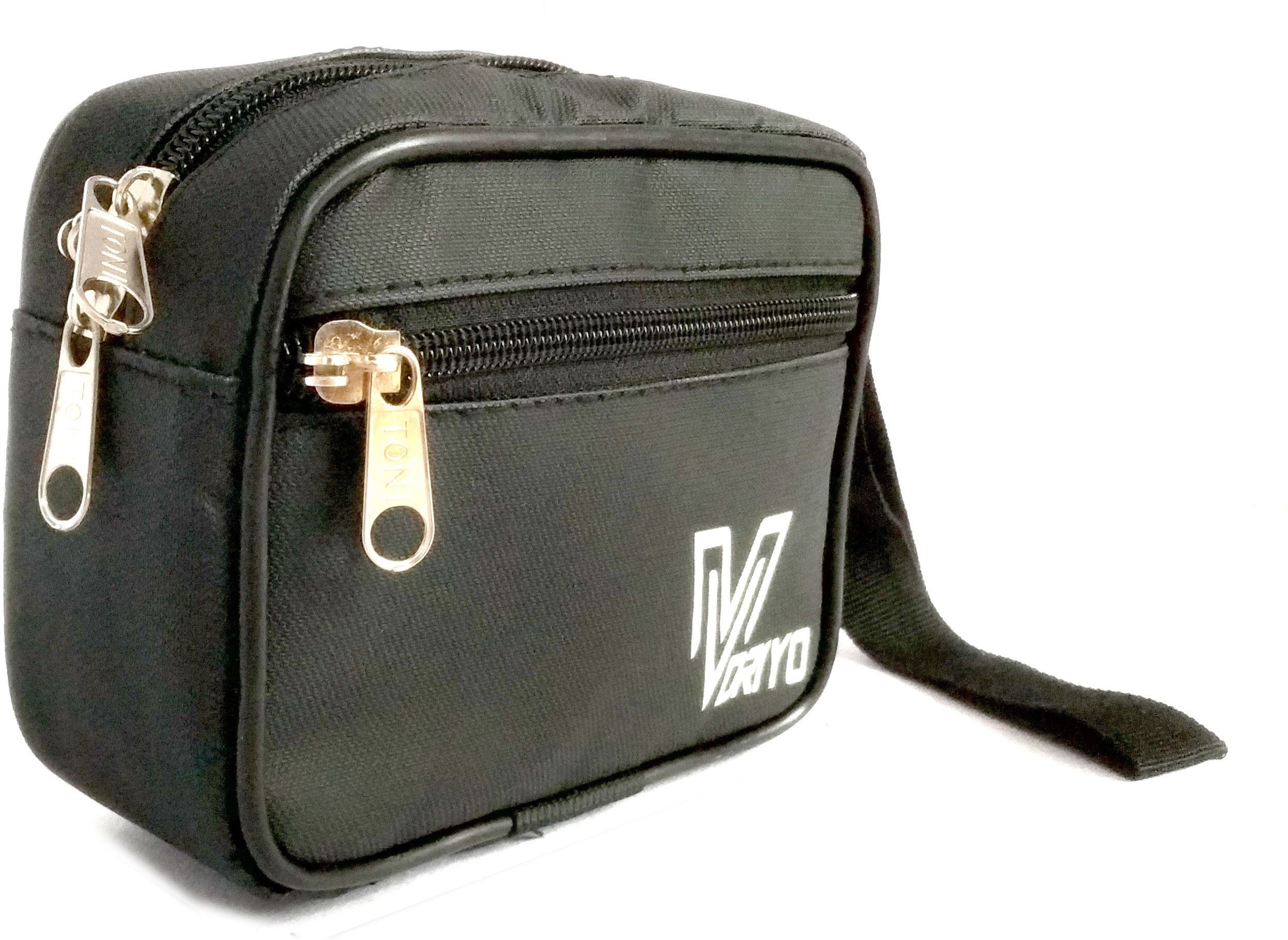 Voriyo Small Cash Pouch Bag Polyester Material Waterproof Multipurpose Bag (Black) Cash Pouch Bag-image-37