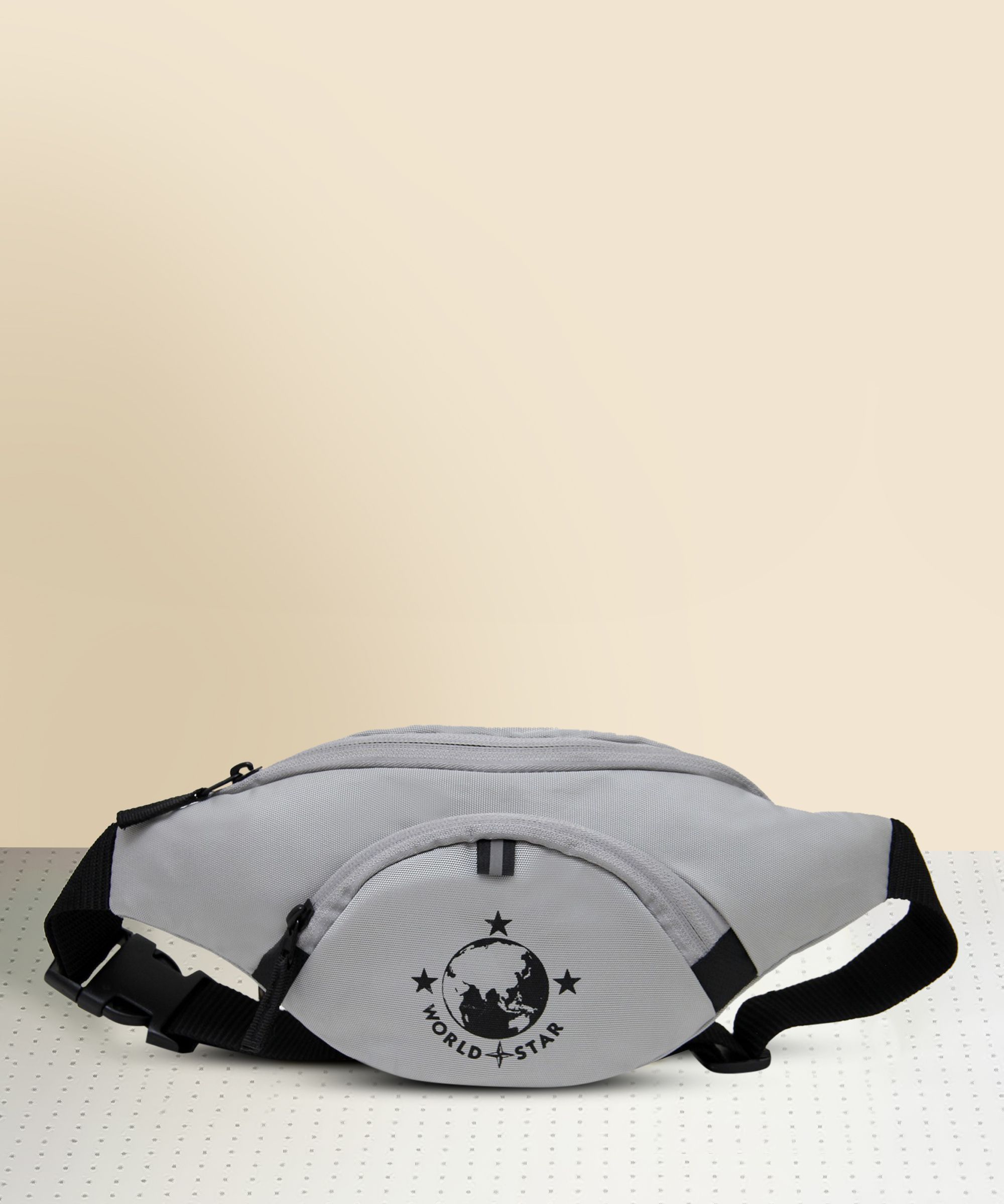 Worldstar New_light grey waist bag_a Waist Bag-image-0