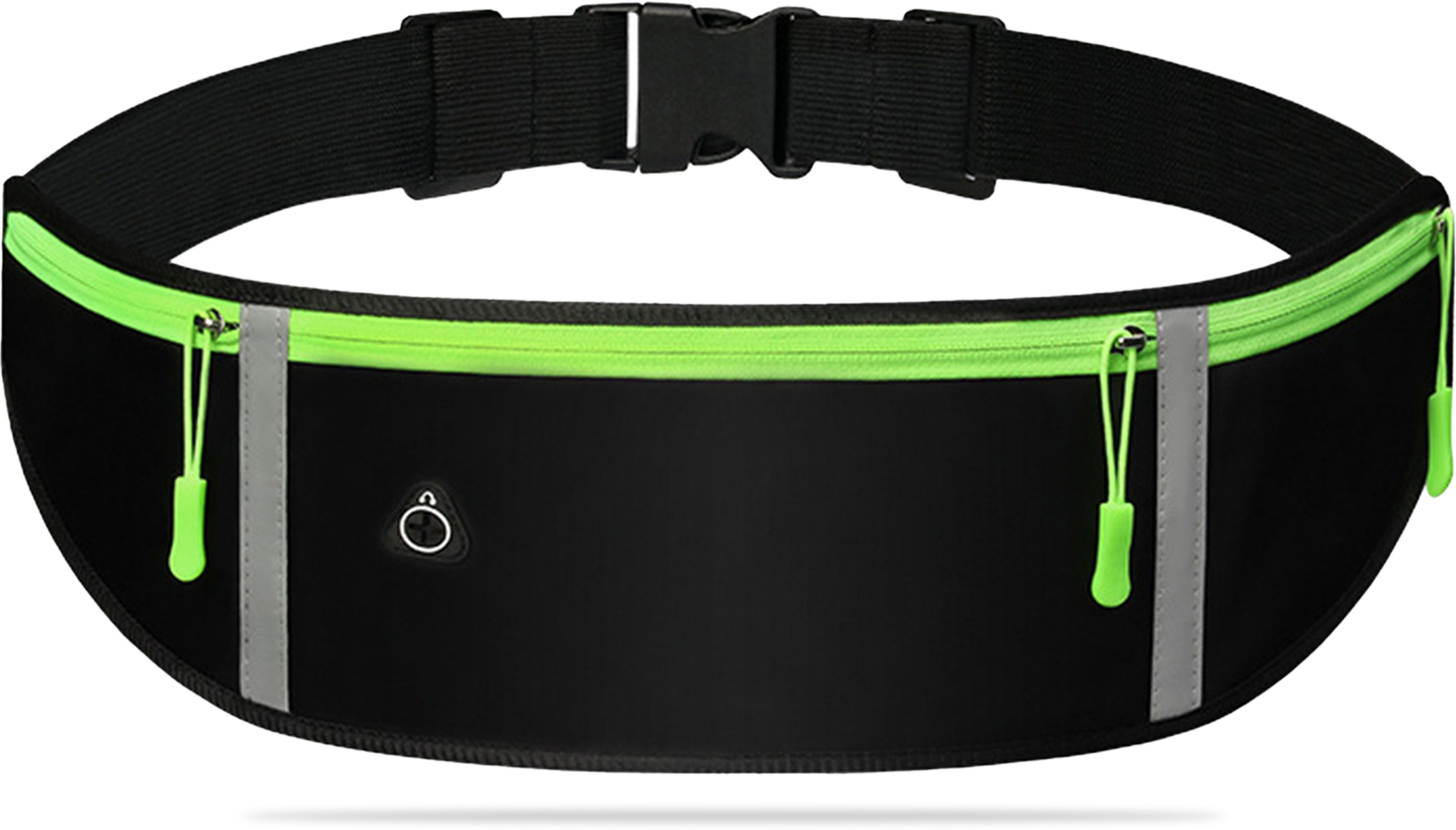 KRAPTICK Running Waist Belt with 3 Pockets | Adjustable, Waterproof & Sweatproof Jogging Belt, Sports Waist Pouch for Phone, Keys & Money-image-42