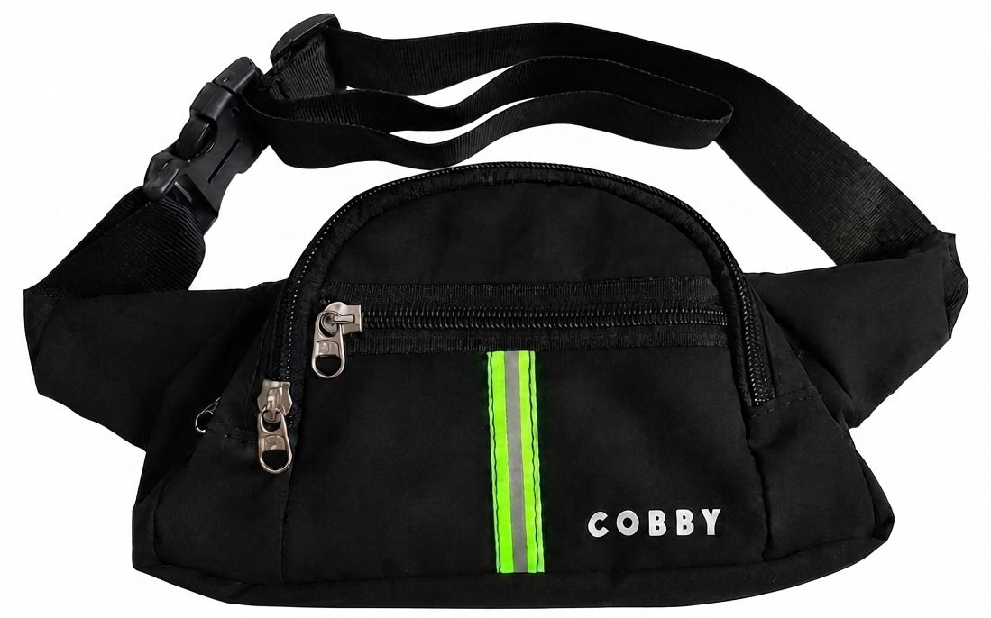 Mystique Arts -Cobby Waist Bag| Waterproof |Lightweight| Adjustable Strap| Green Reflector | Waist Bag-image-15