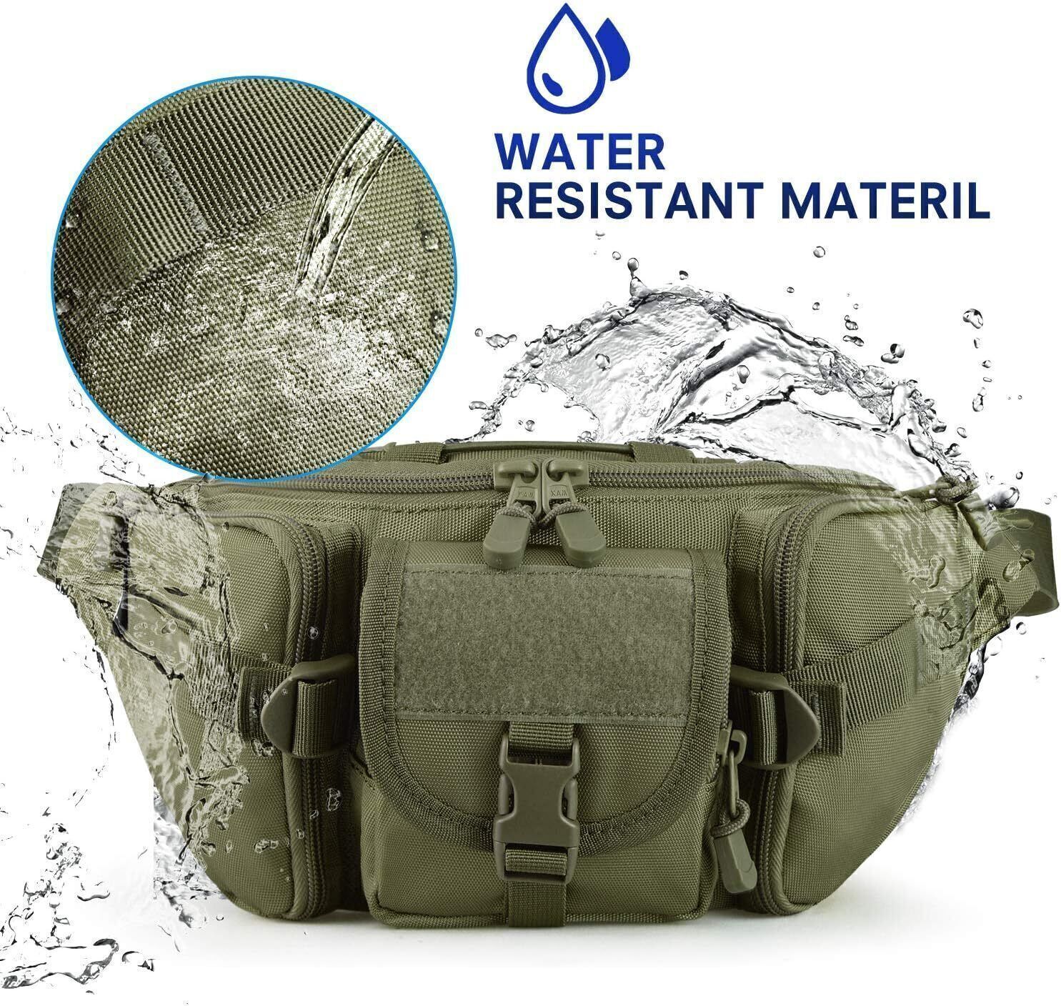 TRIEMP Outdoor Unisex Waist Bag Tactical Military Waist Pack za11 WAIST BAG-image-11