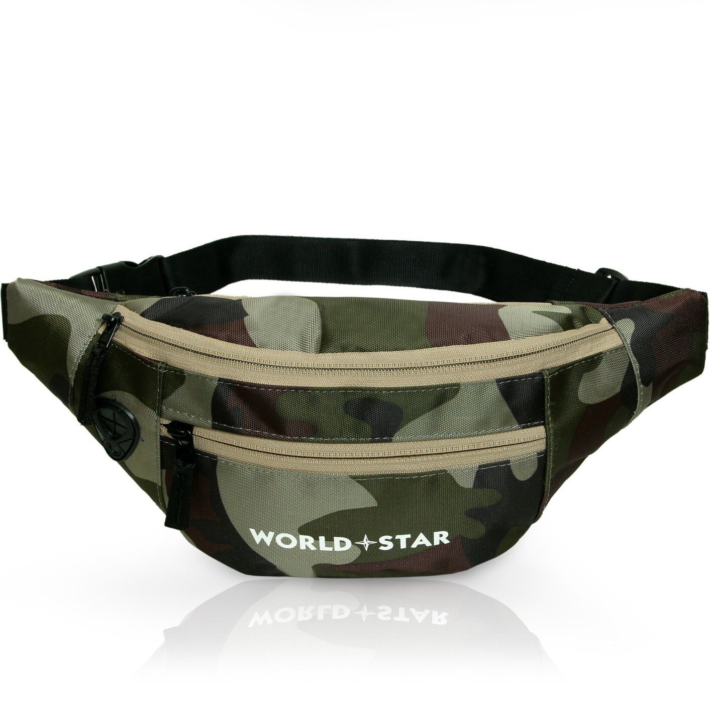 Worldstar rock army waist bag Fanny Pack for Travel Bags Hiking Trekking-image-20