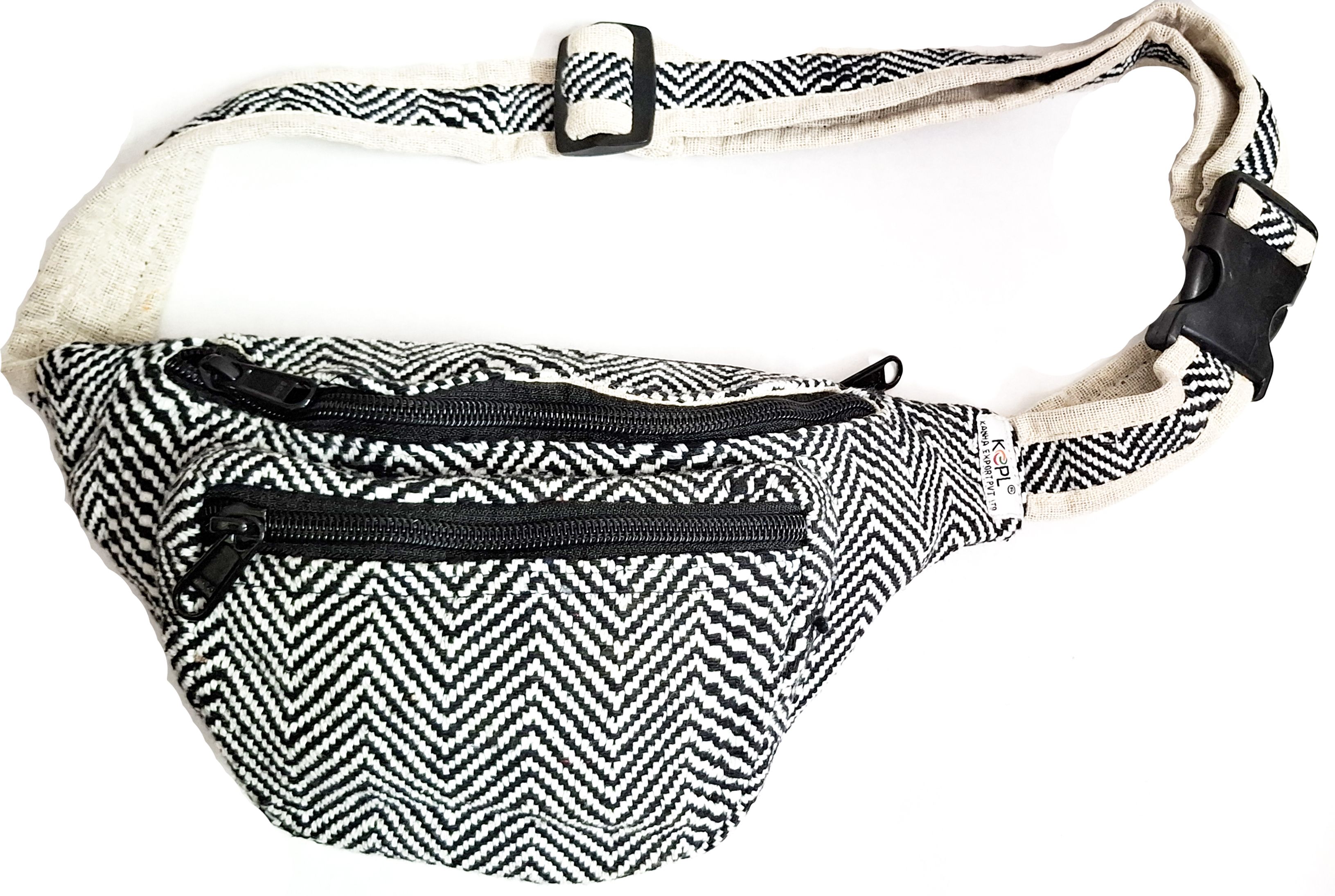 Kanha MULTI STRIPS COTTON WAIST PACK WAIST BAG-image-0