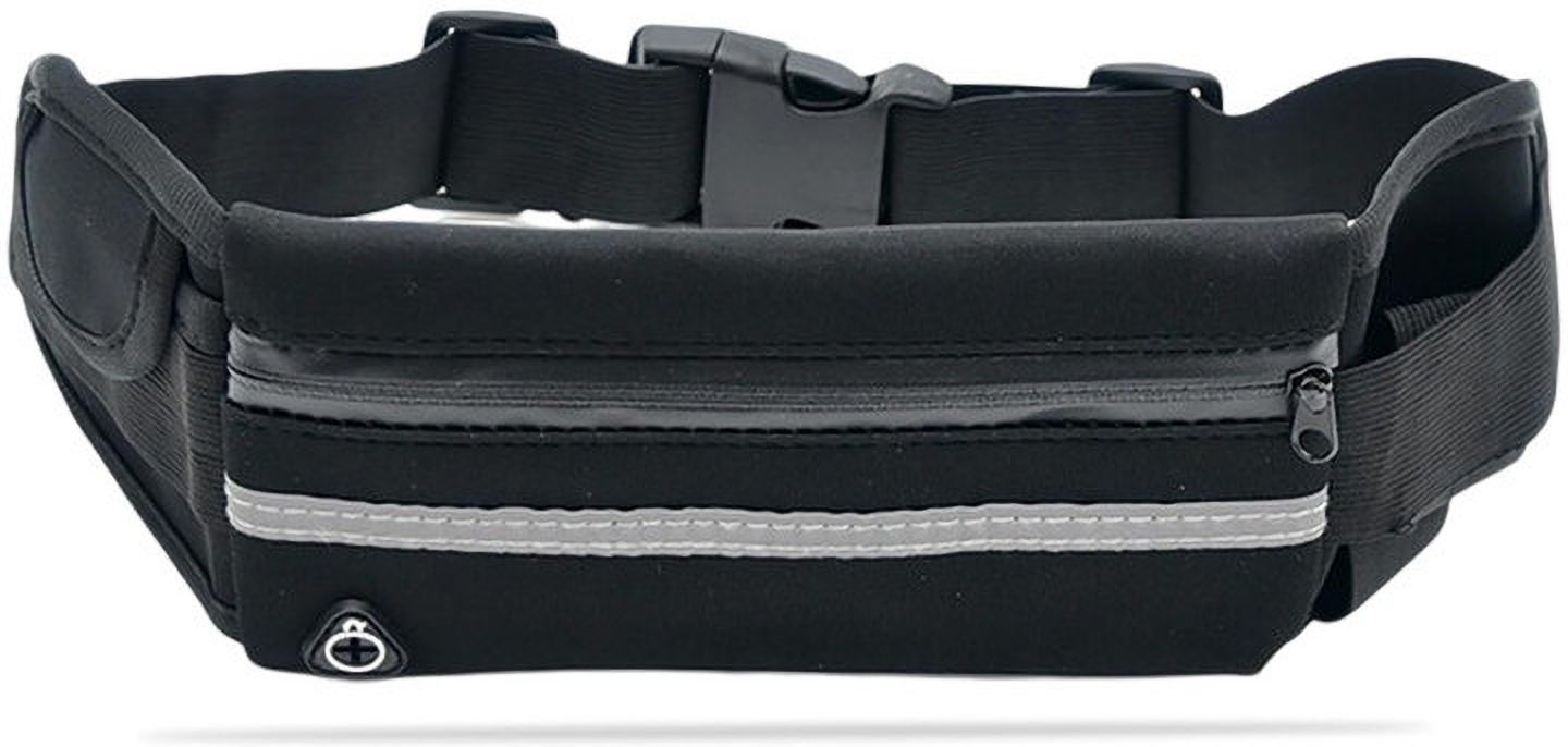 KRAPTICK Running Waist Belt with 3 Pockets | Adjustable, Waterproof & Sweatproof Jogging Belt | Sports Waist Pouch for Phone, Keys & Money-image-41