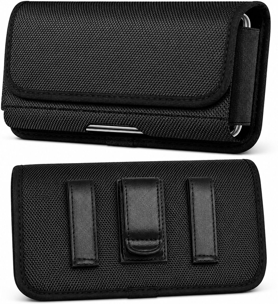 AARUKCREATION Dual Belt Loop Phone Holster Mobile Phone Belt Holder-image-2