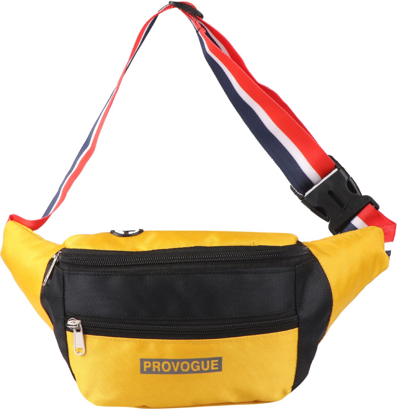 PROVOGUE Black/Yellow Waist Bag,Chest Bag,Fanny Bag,Fanny Pack Waist bag/Chest bag/Fanny Bag-image-1