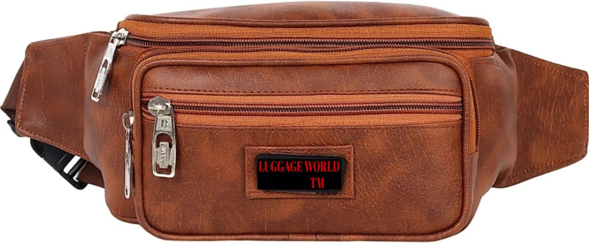 LUGGAGE WORLD PU Leather Waist Pouch Funny Pack bag for Travel | Belt Side Stylish Money Kamar Waist Pouch Funny Pack Swipe Chest bag-picture-25