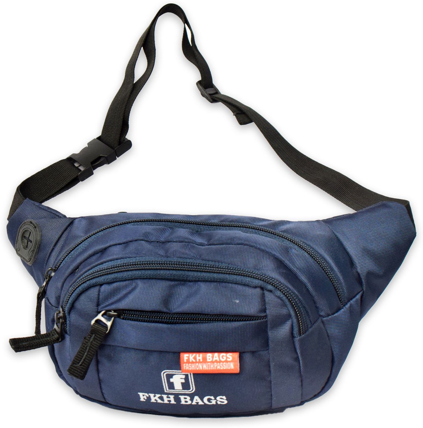 fkhbags fluffi navy waist bag Waist Bag Elegant Style Travel Pouch Passport Holder-picture-22