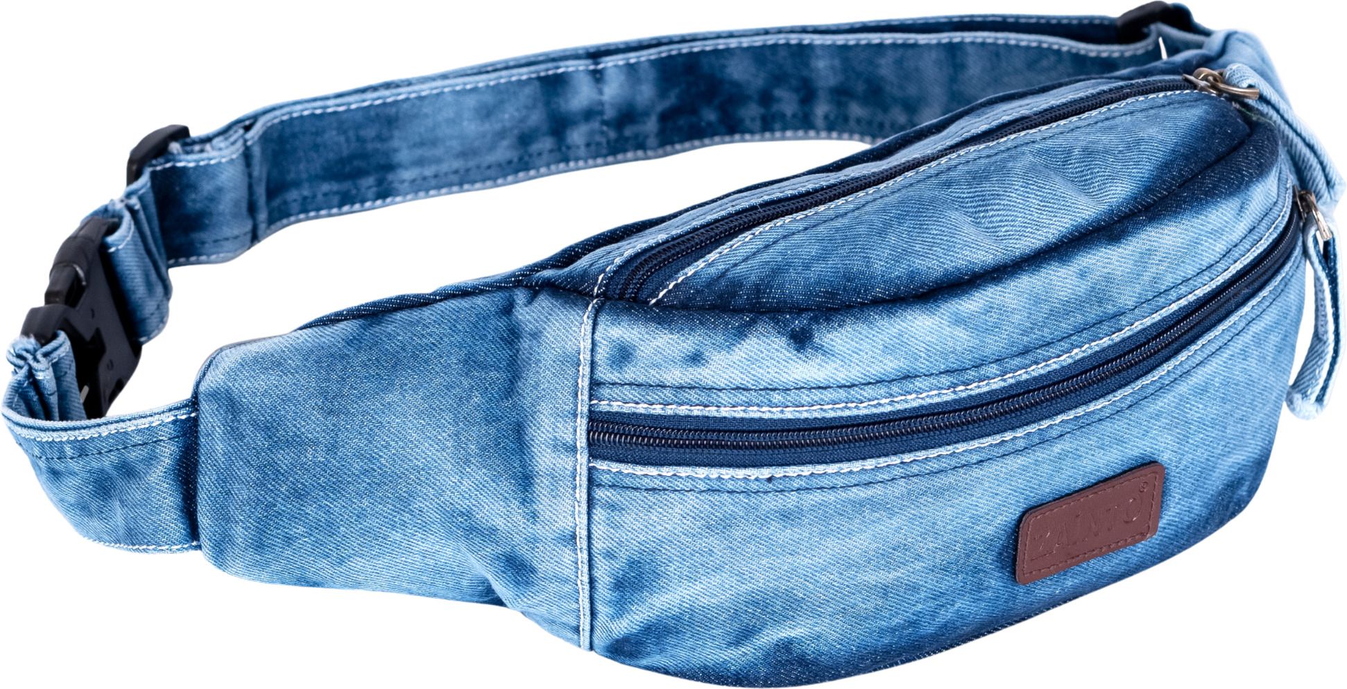 Zainto Crossbody Bag Chest Bag Denim waist bag-picture-10