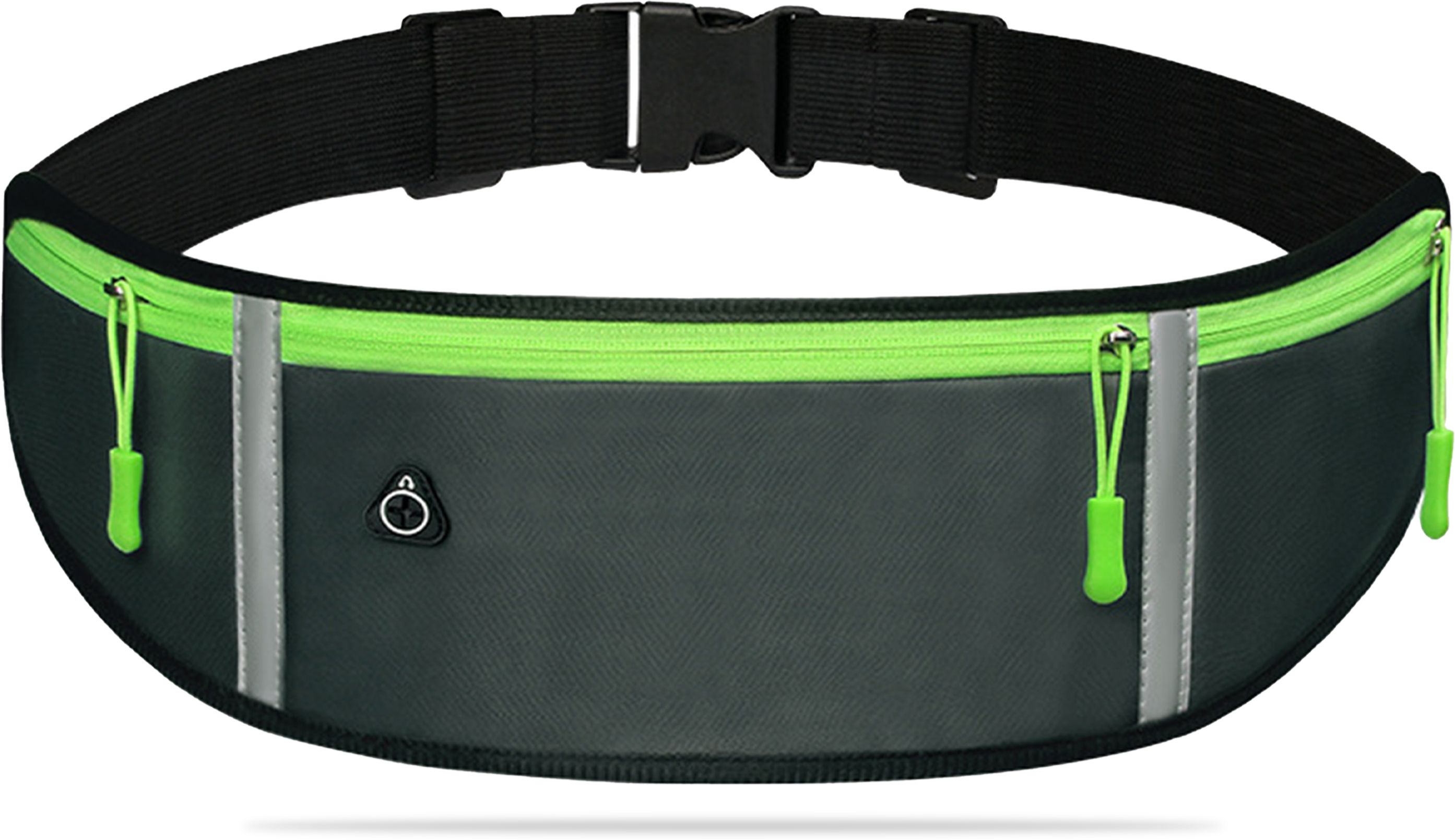 KRAPTICK Running Waist Belt with 3 Pockets | Adjustable, Waterproof & Sweatproof Jogging Belt, Sports Waist Pouch for Phone, Keys & Money-image-37
