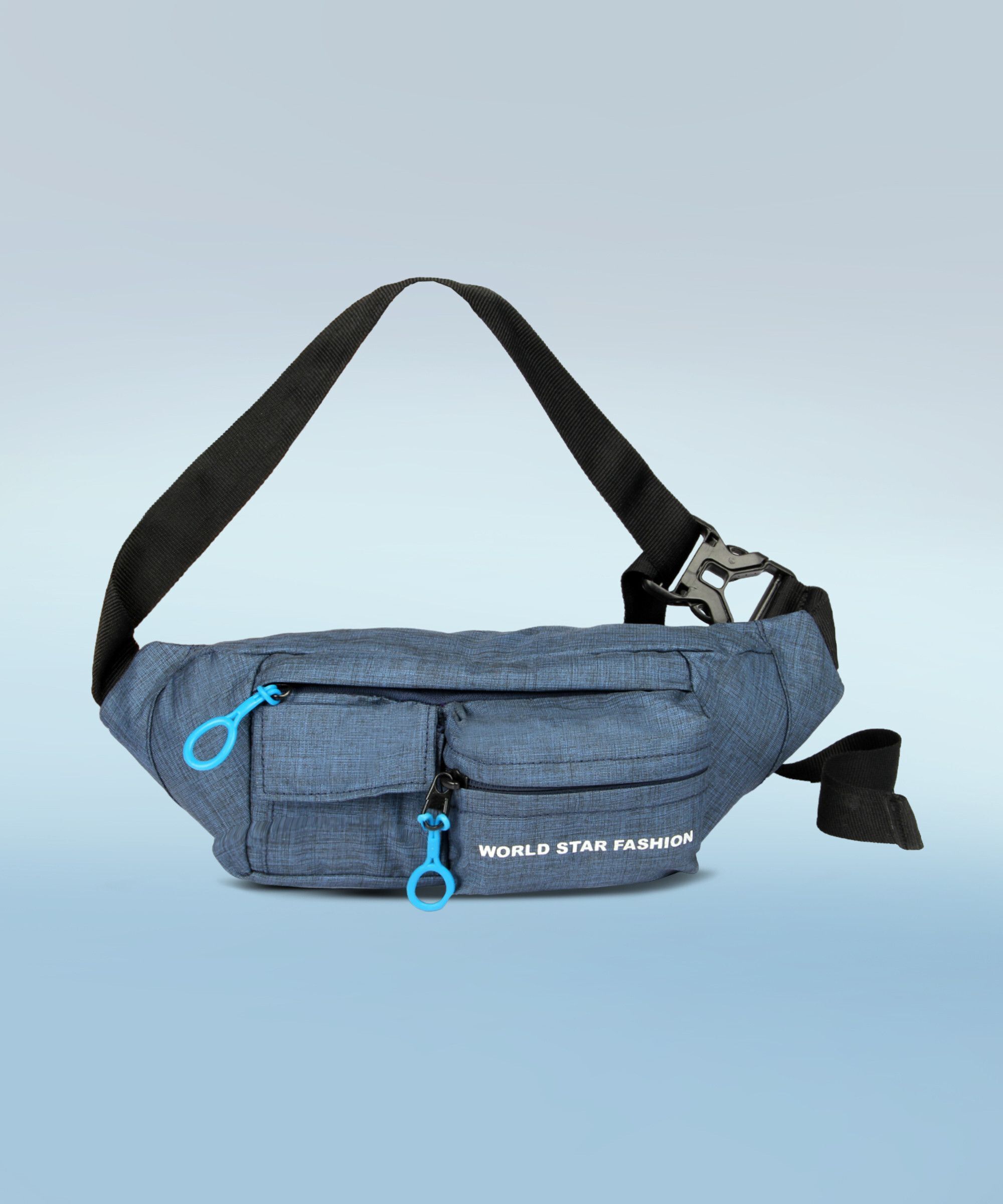 Worldstar NEW_FK_WST_two pocket velkaro waist bag navy blue_a Waist Bag-image-8