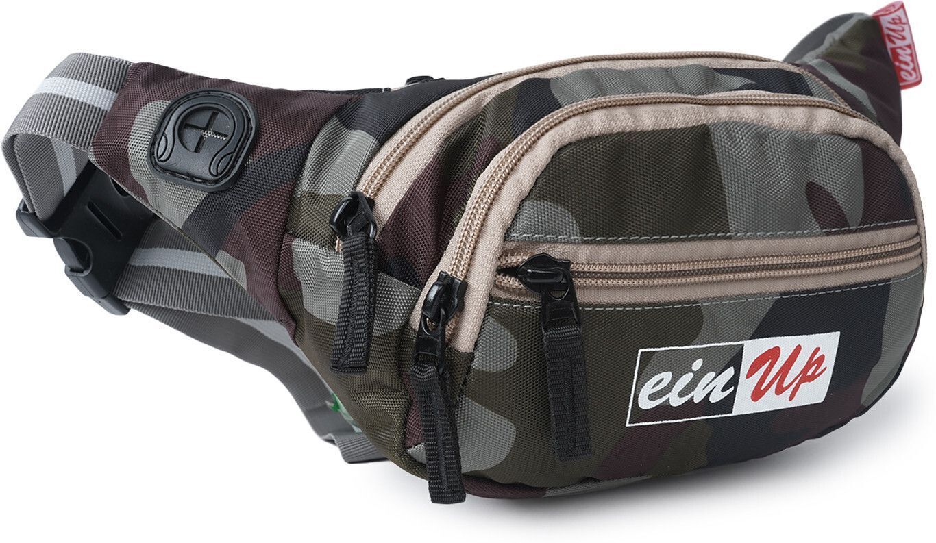 Worldstar fluffy army front straight zip waist bag Waist Bag for Men,Women/Fanny Pack for Hiking Travel Camping Running Sports-image-45